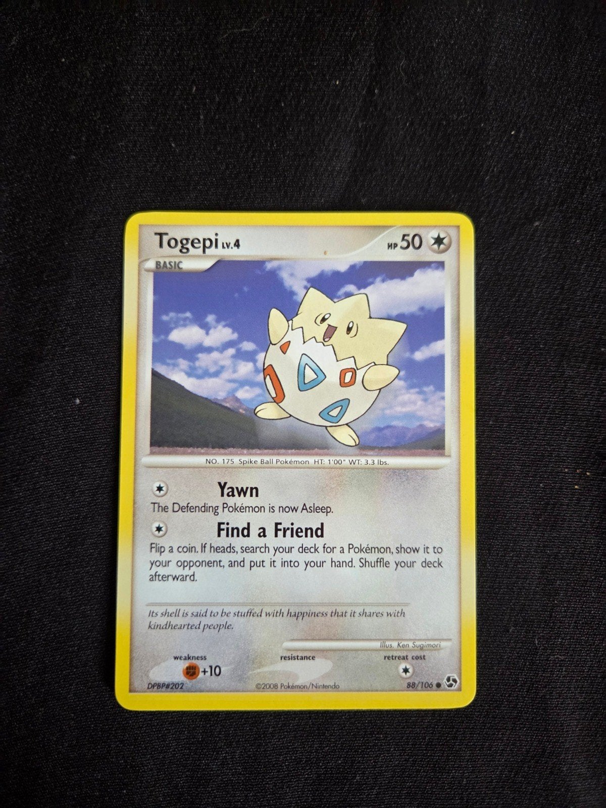 Togepi Common Great Encounters 88/106 LP, Ophalen of Verzenden, Gebruikt