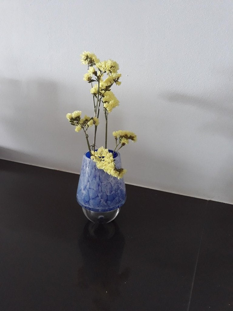 Vaasje dat tweezijdig te gebruiken is, Overige kleuren, Ophalen of Verzenden, Geschikt voor droogbloemen, Glas