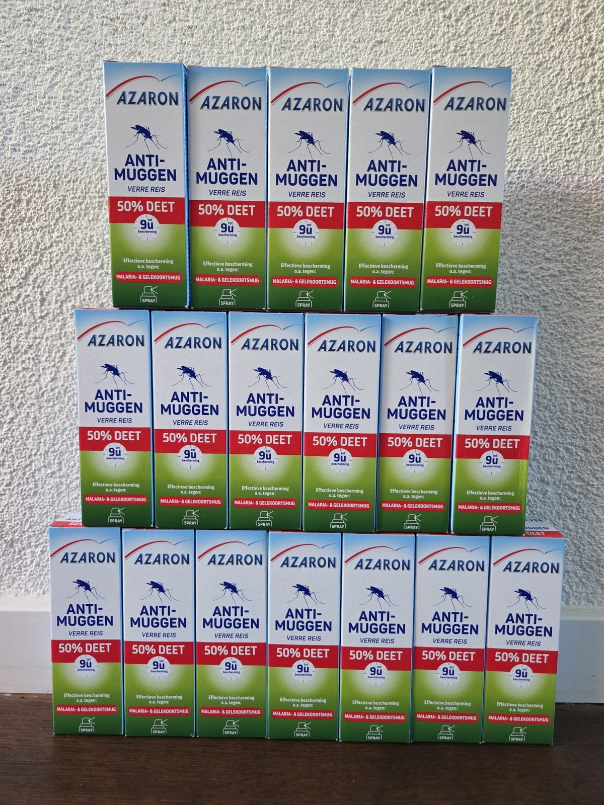 63 Nieuwe Azaron Anti-Muggen 50% DEET Sprays., Ophalen