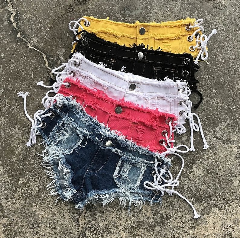 Hot pants denim (dames vrouwen broekje spijkerbroekje), Kleding | Dames, Verzenden, Nieuw, Overige kleuren, Kort