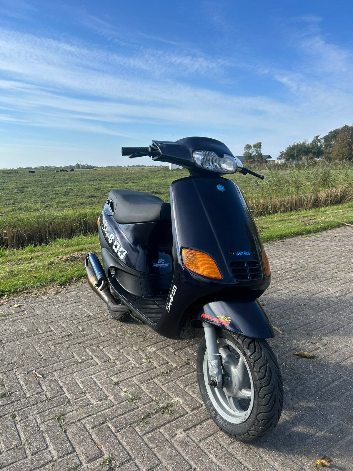 Nette Piaggio Zip Type 2/3, Fietsen en Brommers, Scooters | Piaggio, Ophalen, Tweetakt, Gebruikt, Maximaal 25 km/u