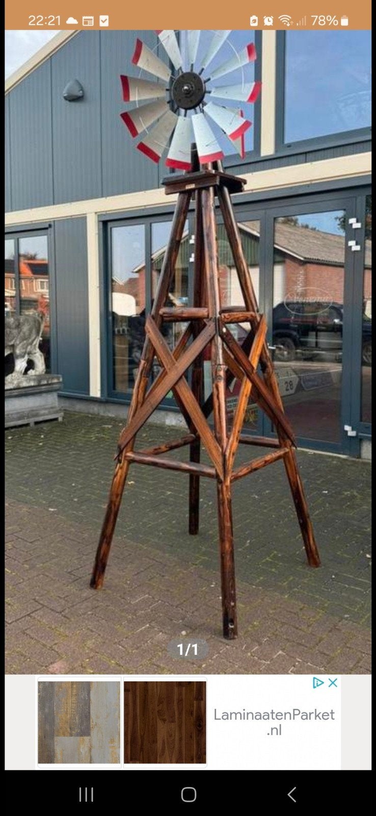 windmolen Amerikaans decoratie., Ophalen, Nieuw