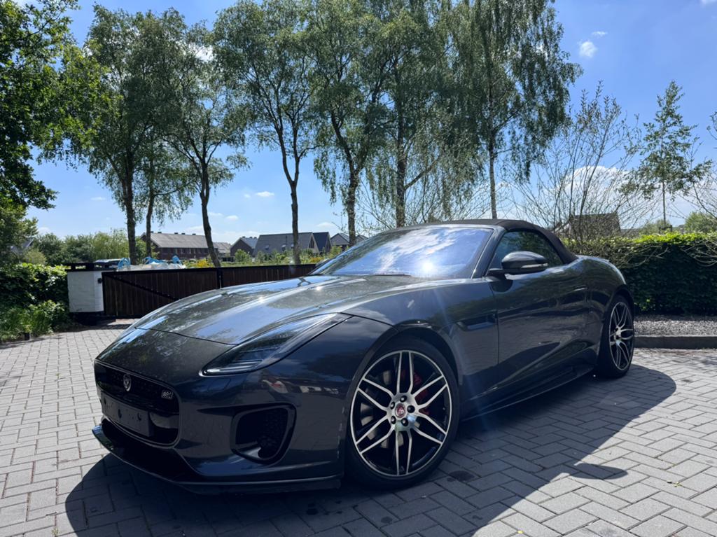 Jaquar F-Type Cabriolet Chequered Flag 300pk Camera Leer VOL, Auto diversen, Schadeauto's, Ophalen, 1998 cc, Cabriolet, Jaquar