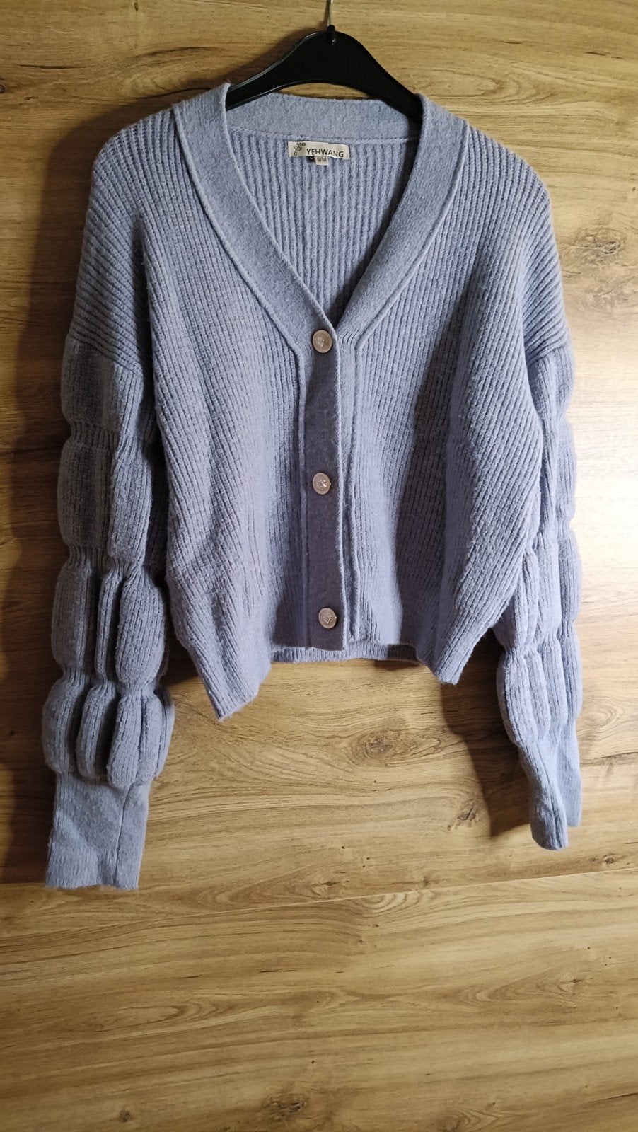Yehwang gebreid vest S/M -, Paars, Yehwang, Ophalen of Verzenden, Maat 36 (S)