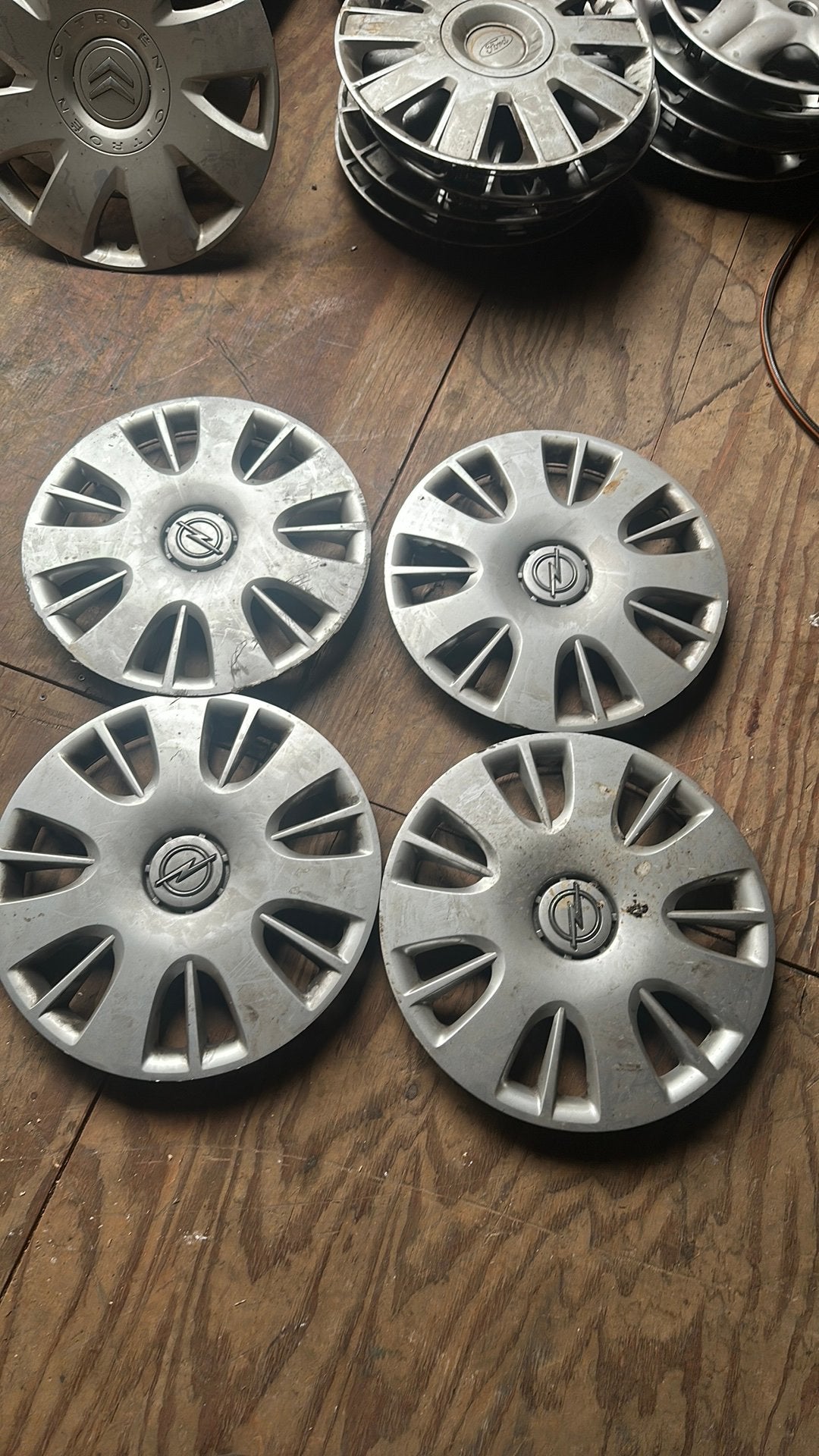 Opel Wieldoppen 15 inch, Auto diversen, Wieldoppen, Ophalen of Verzenden, Gebruikt