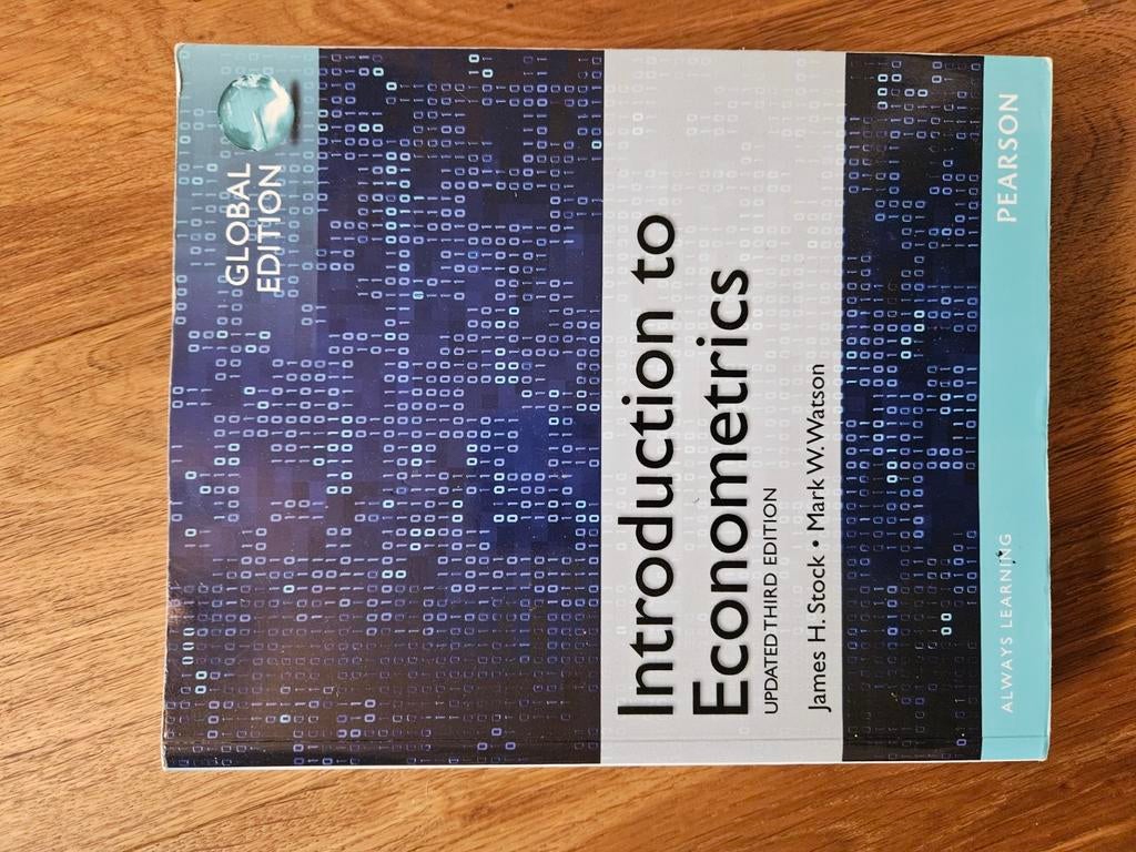 Introduction to Econometrics - James H. Stock, Boeken, Studieboeken en Cursussen, Zo goed als nieuw, HBO, Gamma, Ophalen of Verzenden
