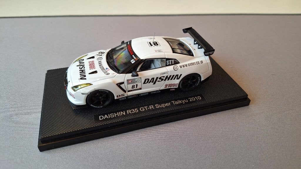 1:43 Nissan R35 GT-R van Ebbro, Ophalen of Verzenden, Zo goed als nieuw, Auto, Overige merken