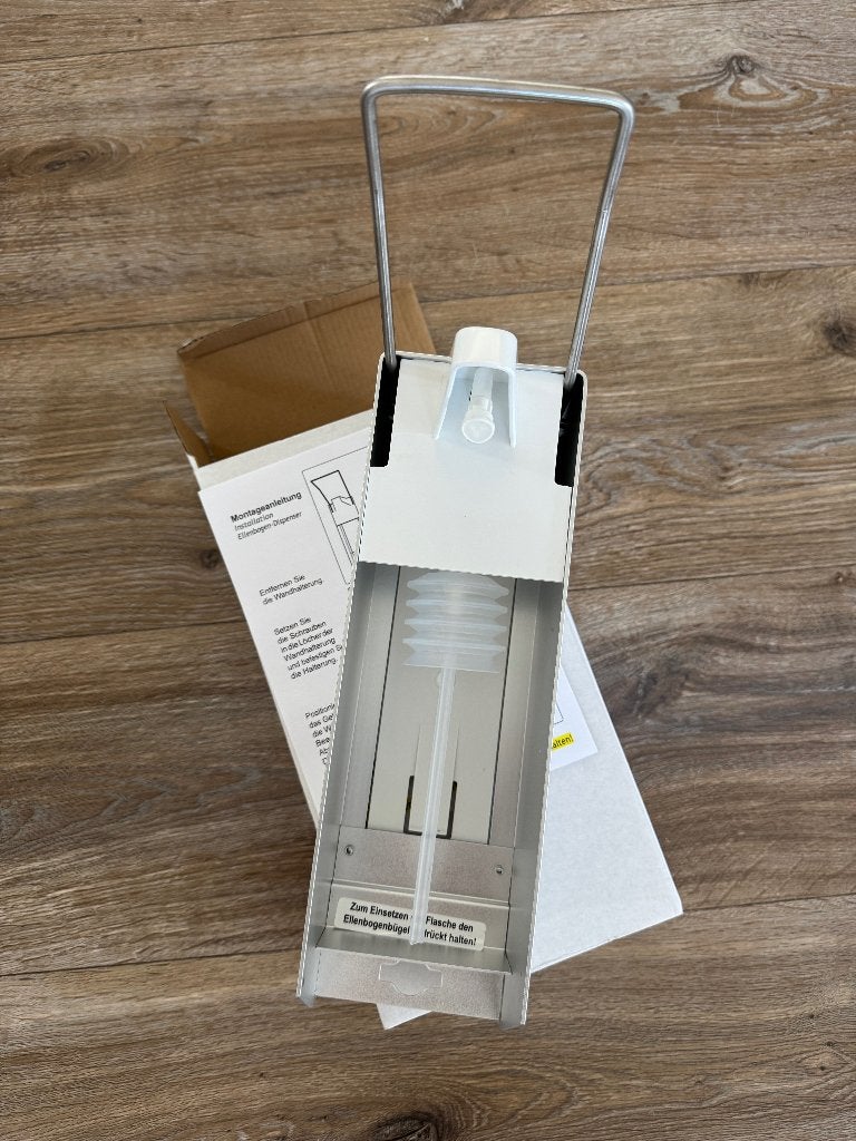 2x nieuwe elleboog dispenser voor schuimzeep of desinfectie, Ophalen of Verzenden, Overige typen