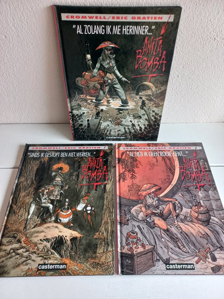 ANITA BOMBA 1 t/m 3 HC, Complete serie of reeks, Ophalen of Verzenden, Zo goed als nieuw