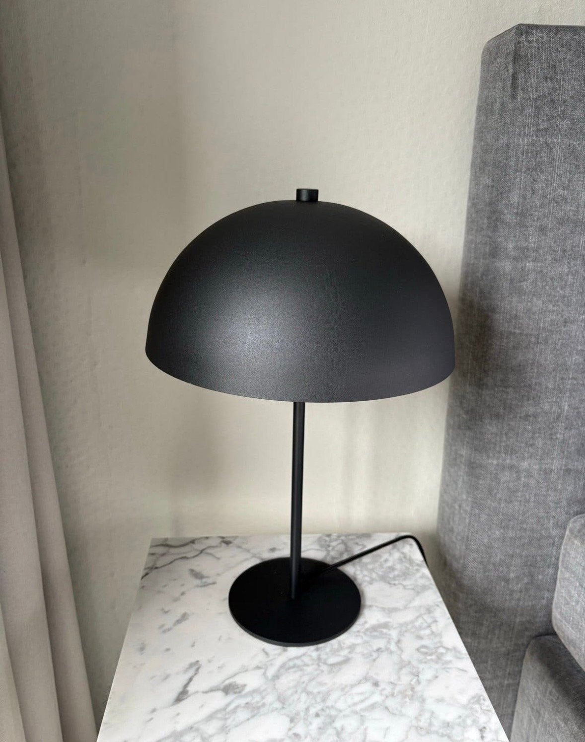 Zwarte tafellamp Light & Living Merel - Modern design, Ophalen, 45 cm, E27 (groot), Zwart