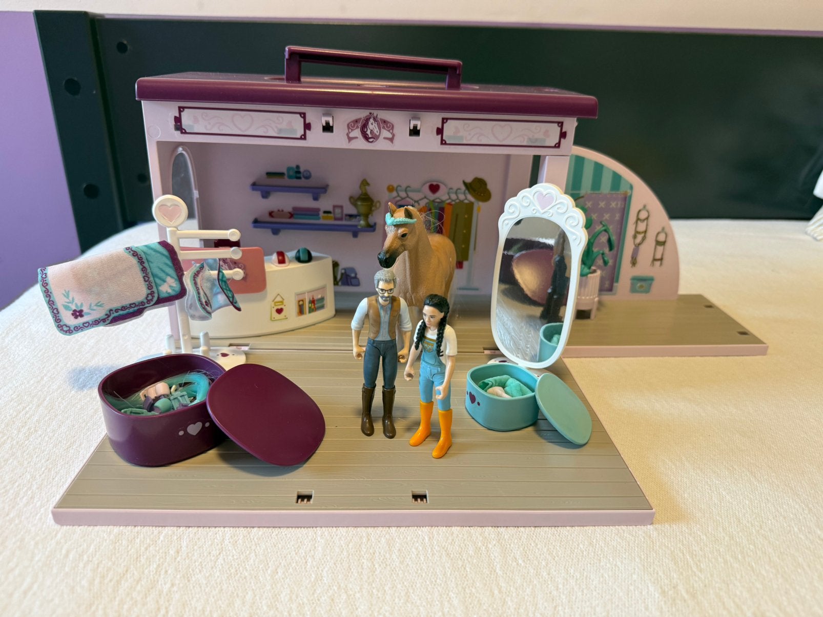 Schleich boutique winkel paarden, Ophalen, Zo goed als nieuw