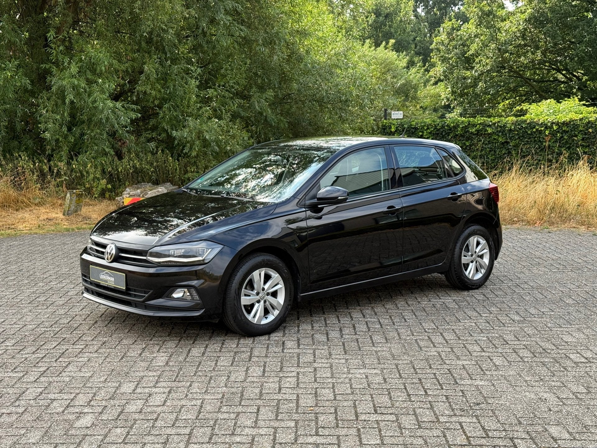 Volkswagen Polo 1.0 TSI Highline DSG I LED I TREKHAAK I BLUE, Auto's, Start-stop-systeem, Gebruikt, 95 pk, Zwart