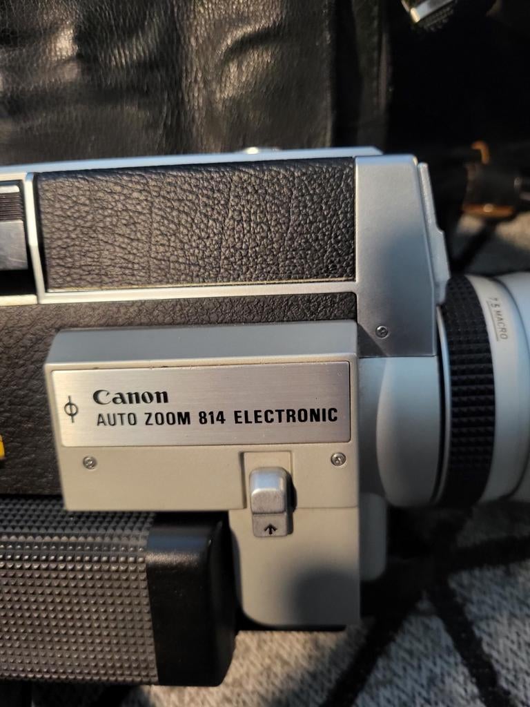 Canon Auto Zoom 814 Electronic Super 8 filmcamera  compleet, Ophalen, 8mm