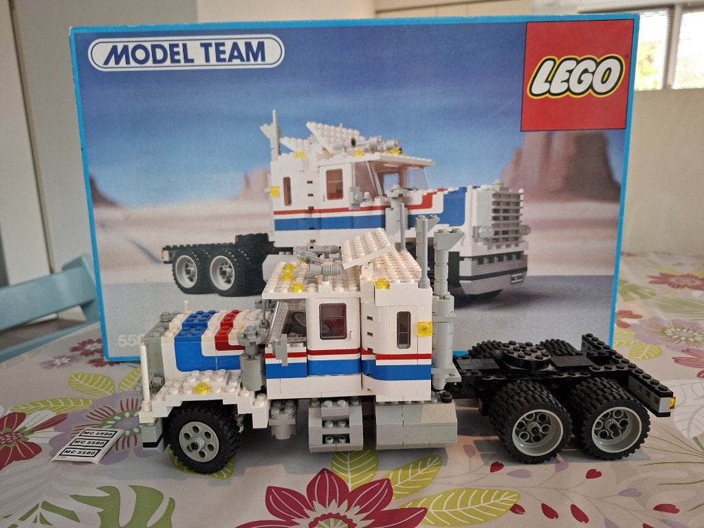 Lego Model Team Highway Rig Vintage CIB -> set 5580 met doos, Kinderen en Baby's, Speelgoed | Duplo en Lego, Compleet, Overige thema's
