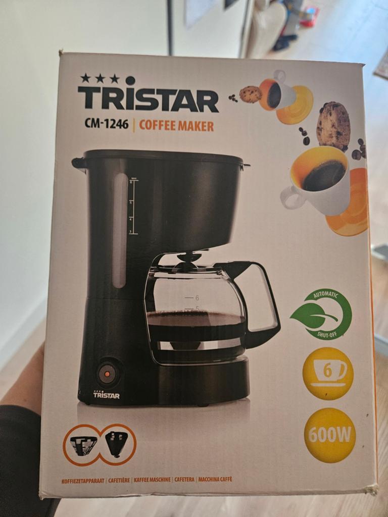 Tristar CM-1246 Koffiezetapparaat - Nieuw in doos, Ophalen, Gemalen koffie, 4 tot 10 kopjes, Koffiemachine