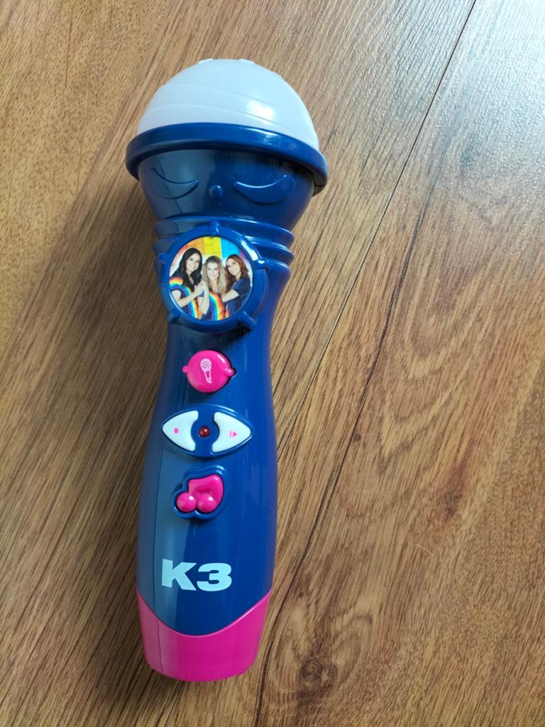 K3 microfoon met licht en geluid, Kinderen en Baby's, Ophalen, Zo goed als nieuw, Jongen of Meisje