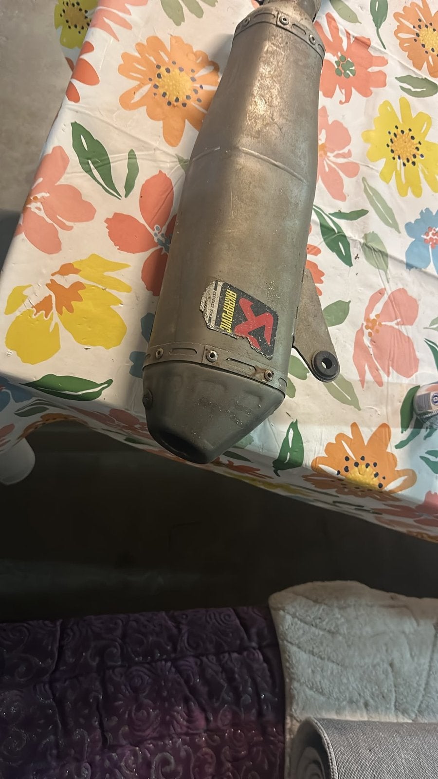 Akrapovic uitlaat 250cc Yamaha 4T, Ophalen of Verzenden, Gebruikt