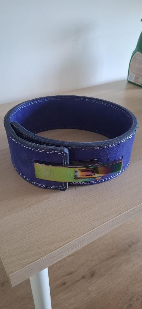 Weightlifting Lever Belt, 13mm - IPF Approved, Ophalen, Zo goed als nieuw, Rug, Halterriem
