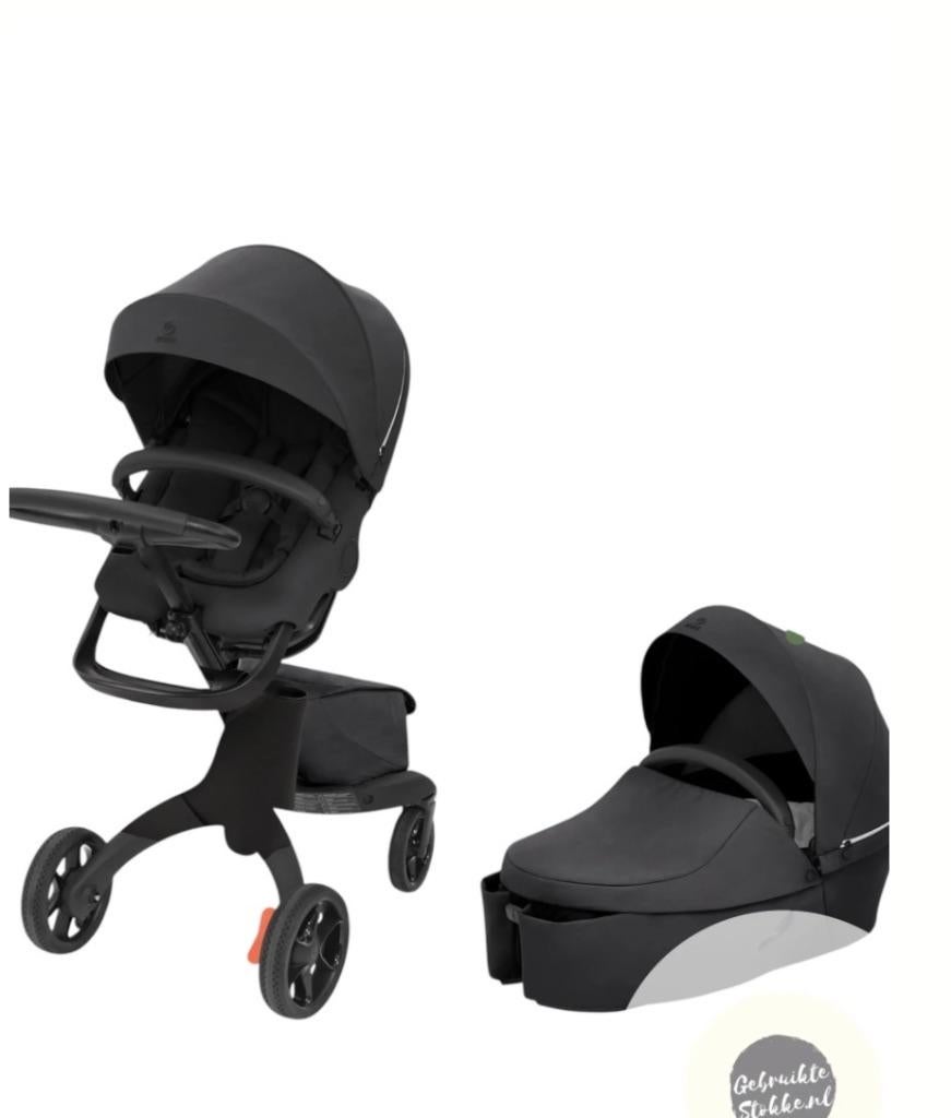 Stokke kinderwagen, Zo goed als nieuw, Verstelbare duwstang, Ophalen, Kinderwagen