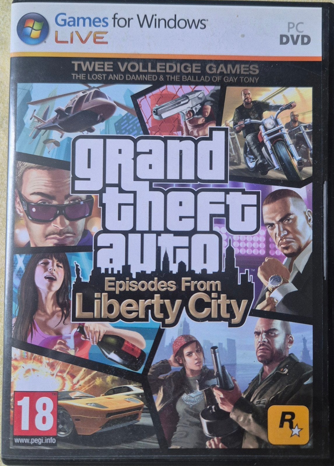 Grand Theft Auto: Episodes from Liberty City (PC), Vanaf 18 jaar, Overige genres, 1 speler, Ophalen of Verzenden