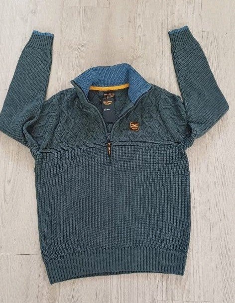 Nieuwe groene herentrui/schipperstrui, PME Legend, maat L, Maat 52/54 (L), Verzenden, Nieuw, PME Legend
