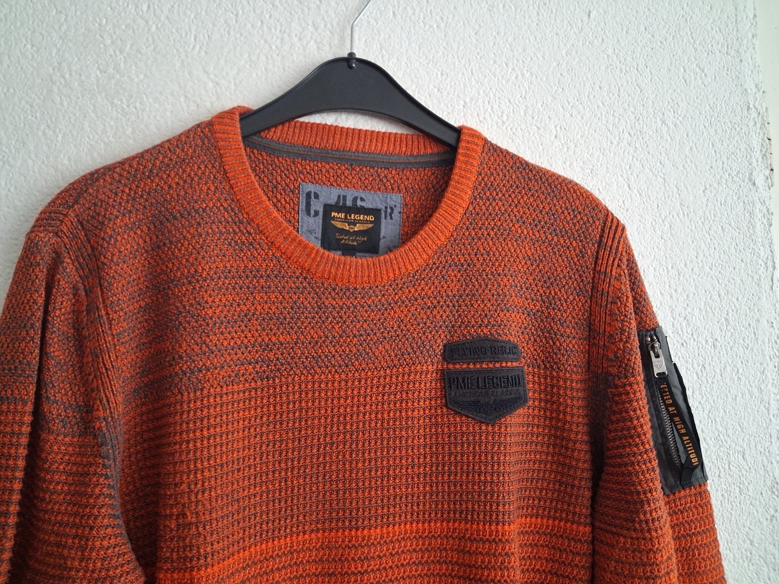 PME Legend Heren Trui - Oranje/Grijs - Maat XXL, Ophalen of Verzenden