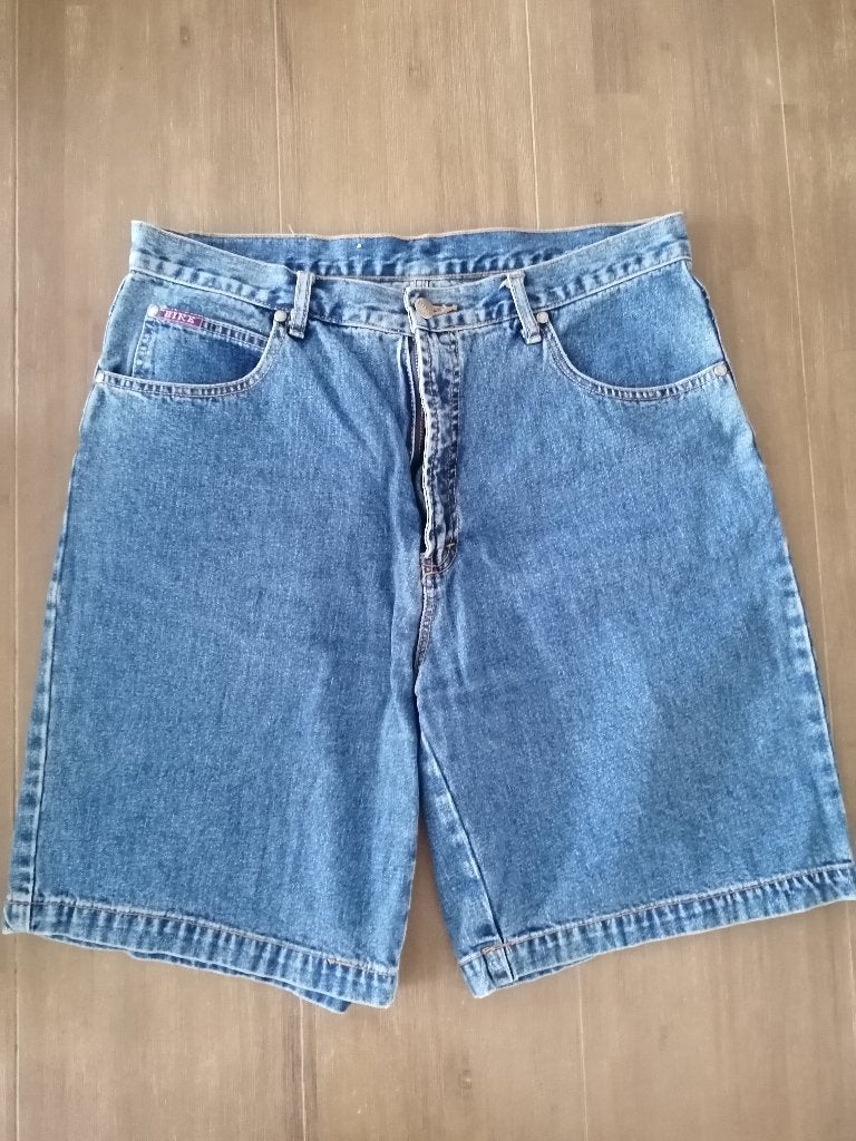 Korte blauwe spijkerbroek, maat 34, Kort, Blauw, Ophalen of Verzenden, Maat 34 (XS) of kleiner