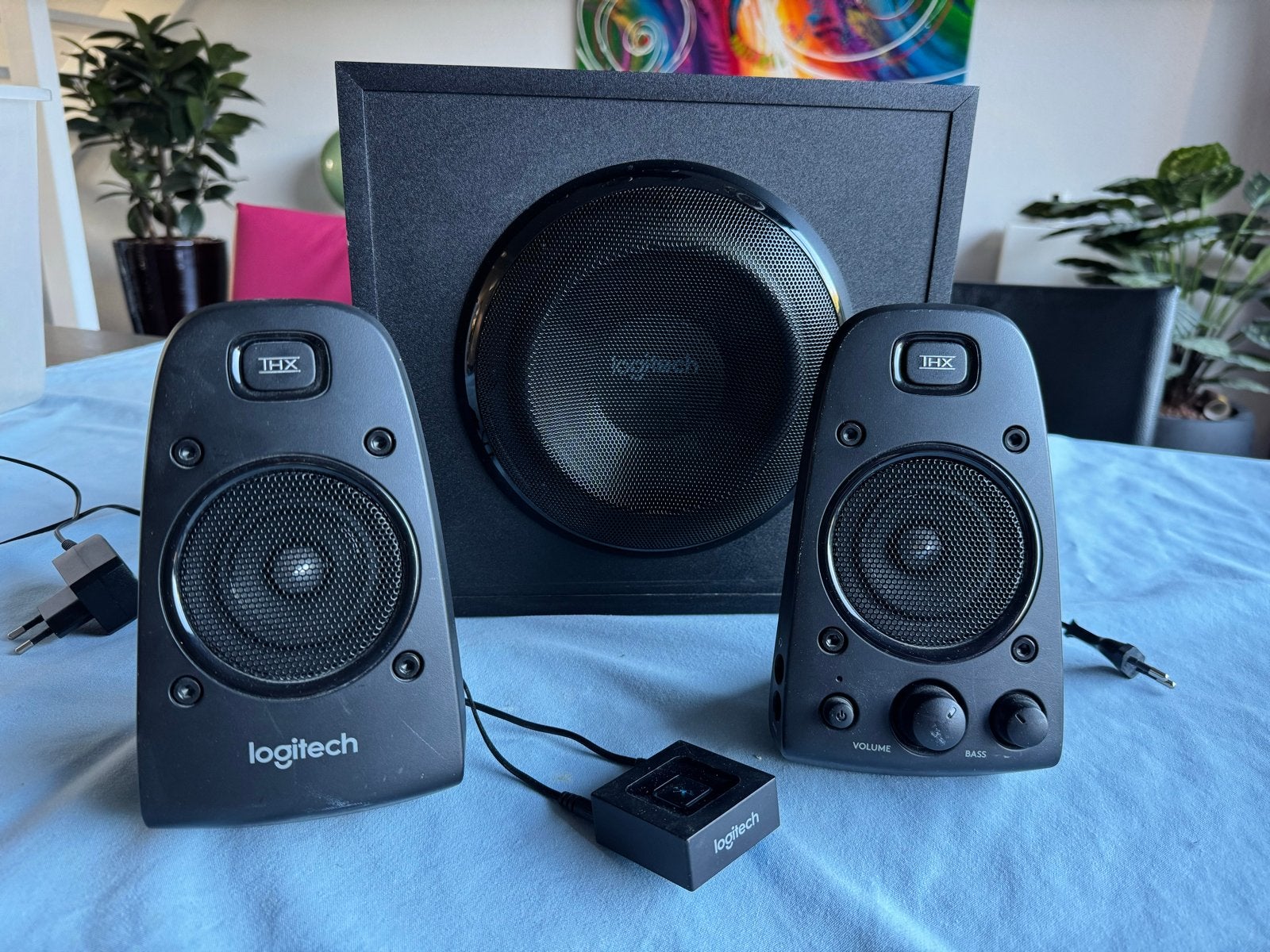 Logitech Z623 Speaker Systeem met Bluetooth Adapter, Computers en Software, Pc speakers, Ophalen, Gebruikt, Audiokanaal 2.1