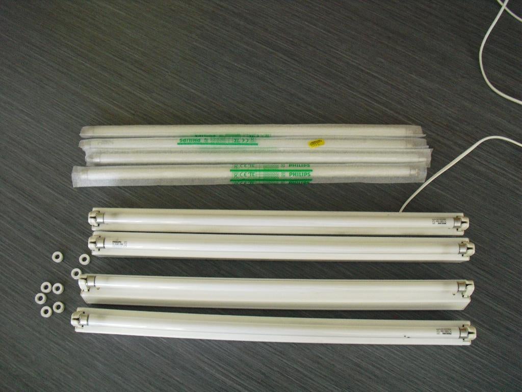 TL balken en TL buizen, Ophalen, Gebruikt, Minder dan 50 watt, Lamp met armatuur