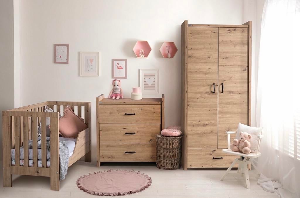 Kinderkamer set LittleSky – Eiken Amelia II, Kinderen en Baby's, Kinderkamer | Complete kinderkamers, Ophalen, Gebruikt, Jongetje of Meisje