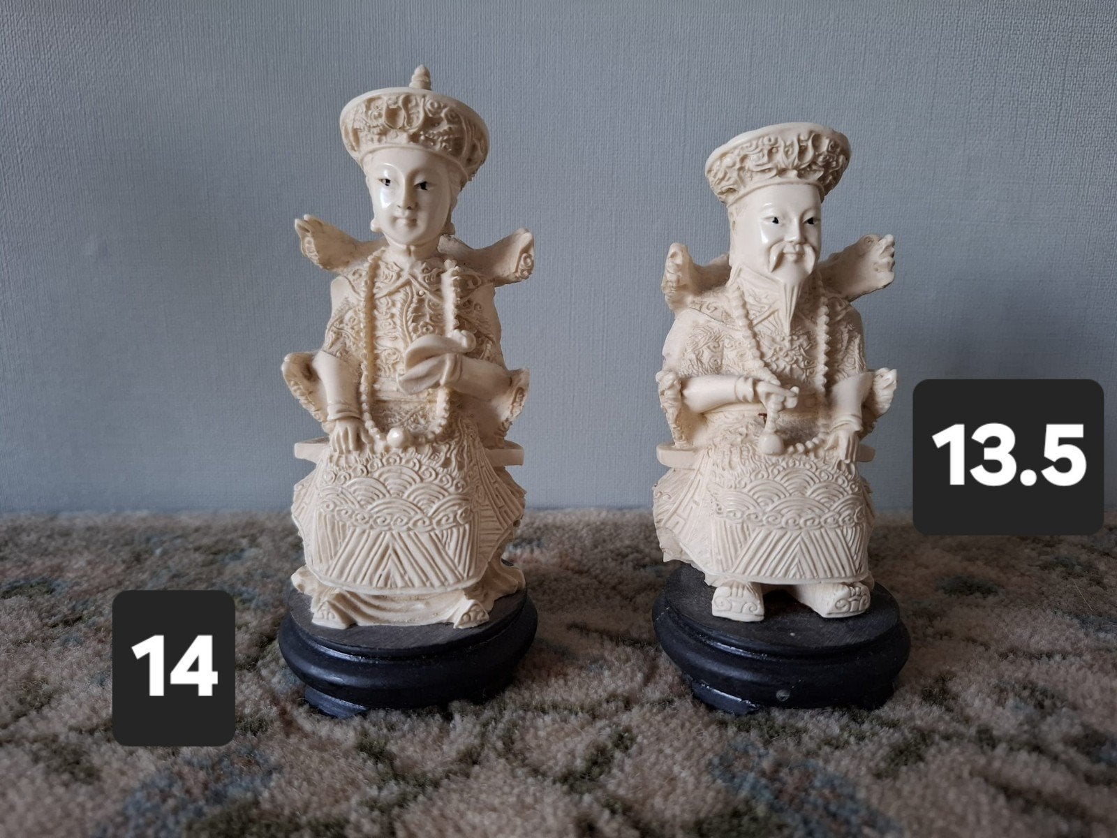 Chinese poppetjes, Verzamelen, Beelden en Beeldjes, Ophalen of Verzenden, Gebruikt, Mens