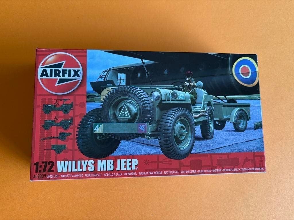 Airfix	A02339	Willys MB Jeep	1/72, 1:50 of kleiner, Auto, Verzenden, Nieuw