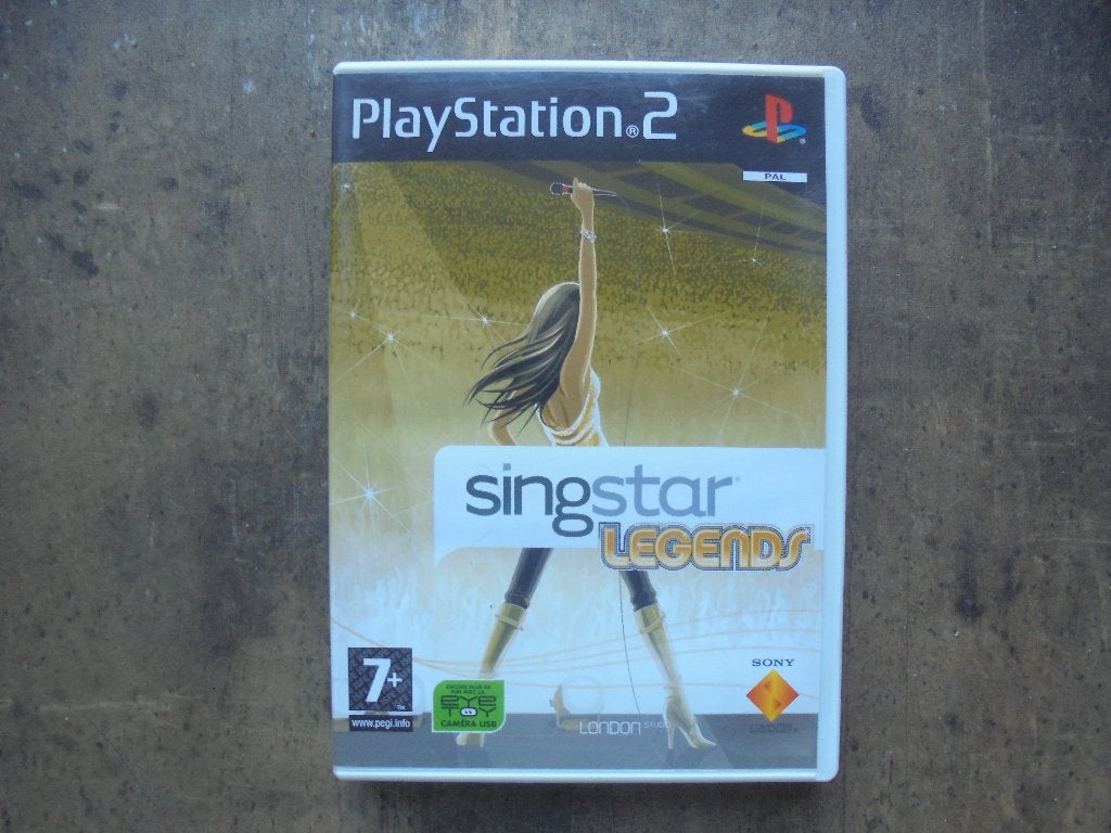 SingStar Legends voor PS2 (zie foto's) !!!LEZEN!!!, Muziek, Gebruikt, Ophalen of Verzenden, 3 spelers of meer