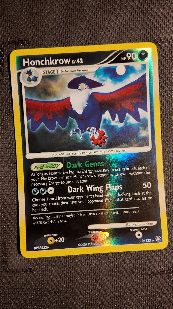 Honchkrow 10 Mysterious Treasures | Pokemon kaart, Ophalen, Zo goed als nieuw, Losse kaart, Foil