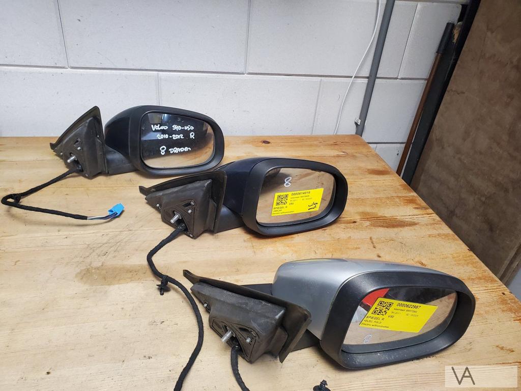Volvo S40 en V50 2009 -2012 spiegel rechts facelift 8 draden, Auto-onderdelen, Spiegels, Gebruikt, -, -, Ophalen of Verzenden