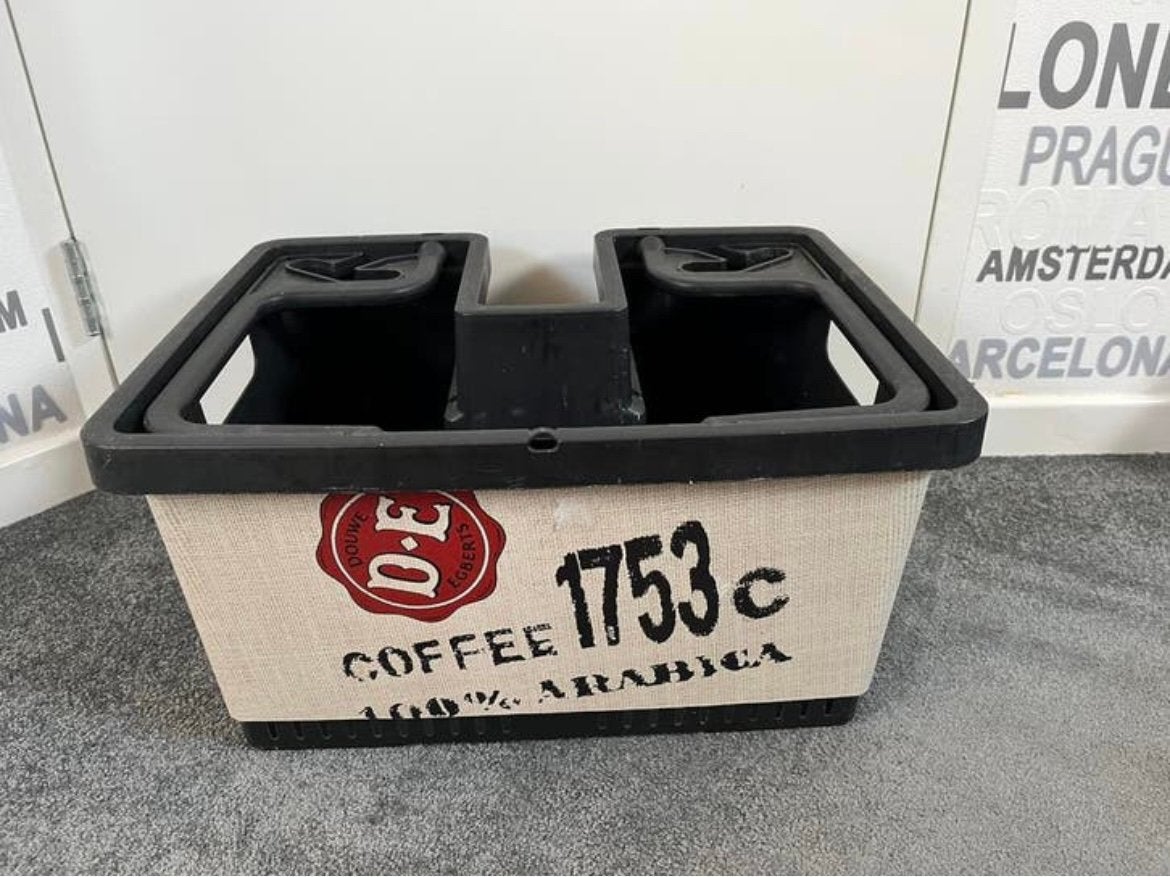 Fietskrat DE coffee, Ophalen of Verzenden, Zo goed als nieuw, Fietskrat, Stuurbevestiging