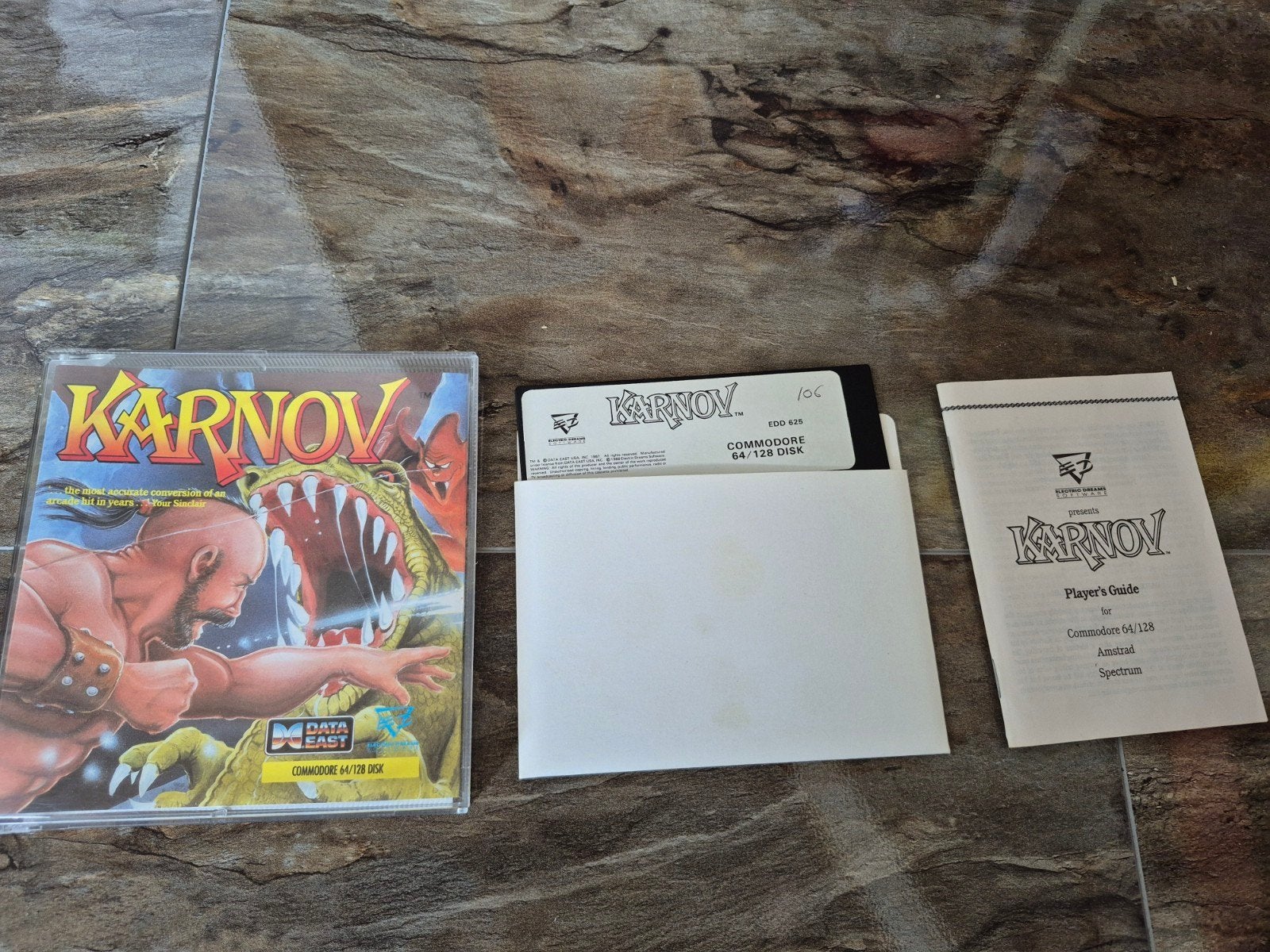 Karnov - Commodore 64/128 (1987) - Klassiek Actiespel, Ophalen of Verzenden