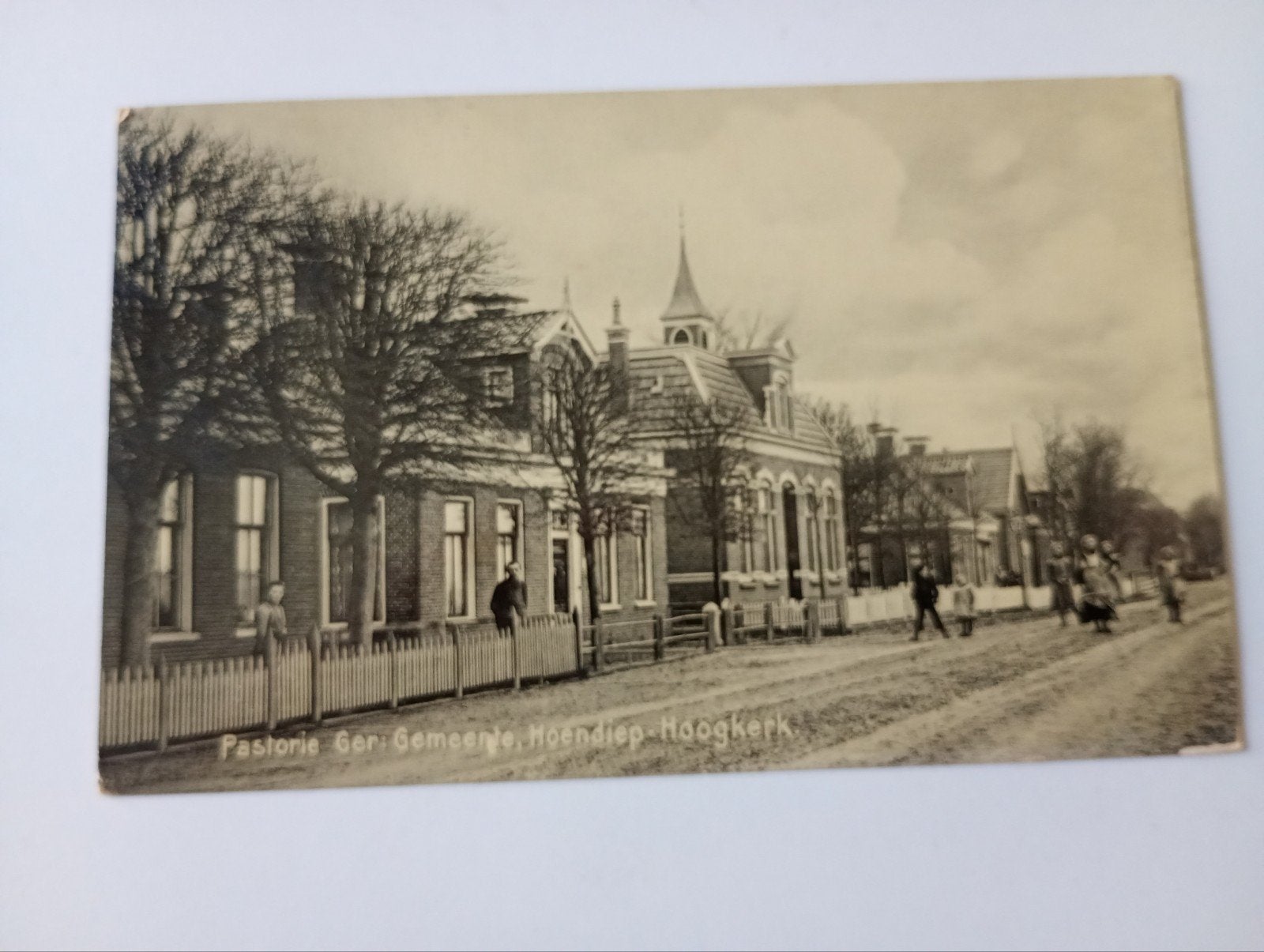 Hoogkerk bij Groningen Hoendiep 1908, Ophalen of Verzenden, Voor 1920, Gelopen, Groningen