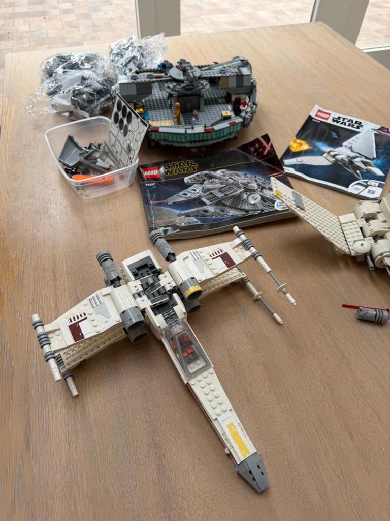 3x Starwars 75301 75302 75257, Ophalen of Verzenden, Zo goed als nieuw