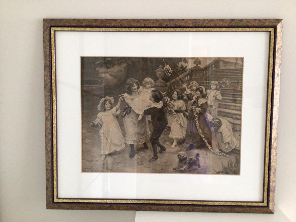 Vijf ingelijste kunstwerken van o.a. Arthur J. Elsley, 1903, Ophalen