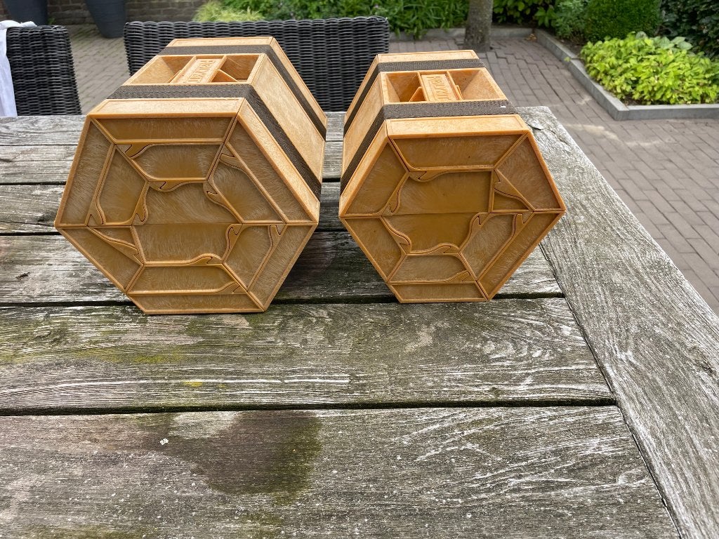Vintage Rolykit opbergdozen - Set van 2, Doe-het-zelf en Verbouw, Ophalen of Verzenden, Gebruikt