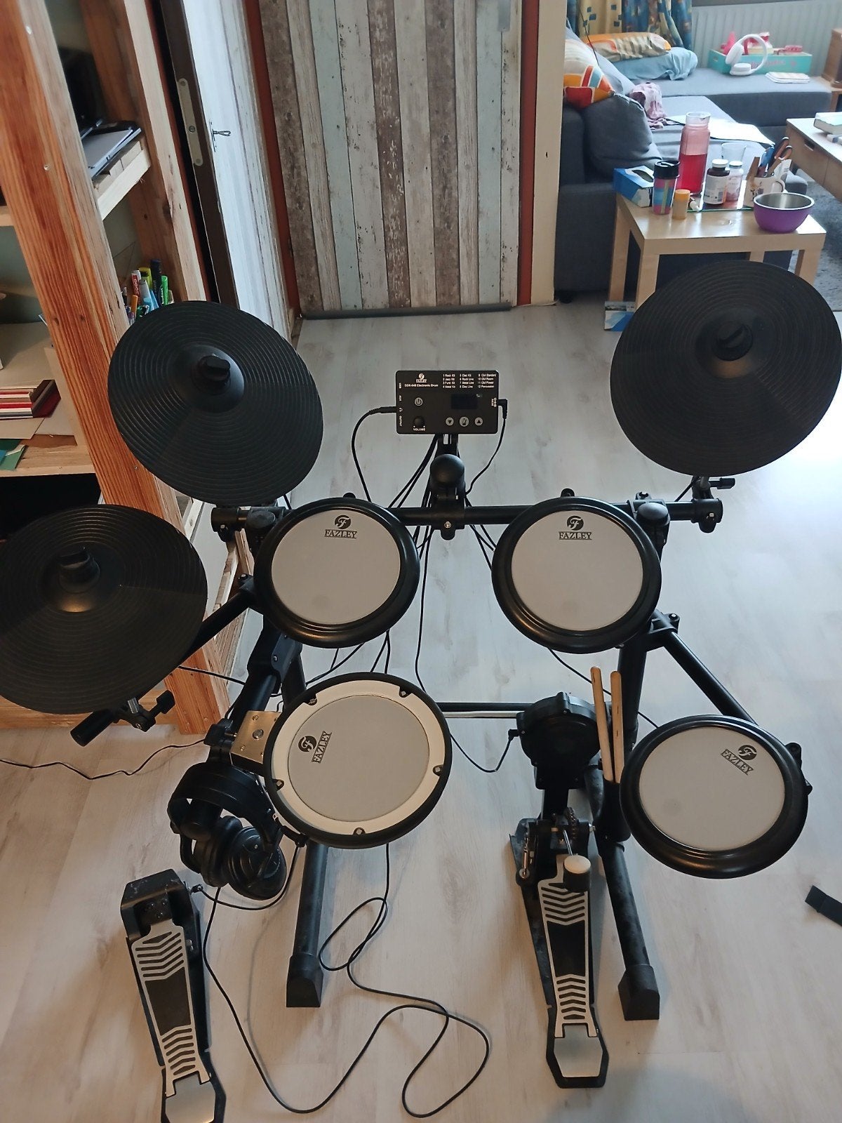 Electronisch drumstel Fazley DDK040, Muziek en Instrumenten, Ophalen, Zo goed als nieuw, Overige merken