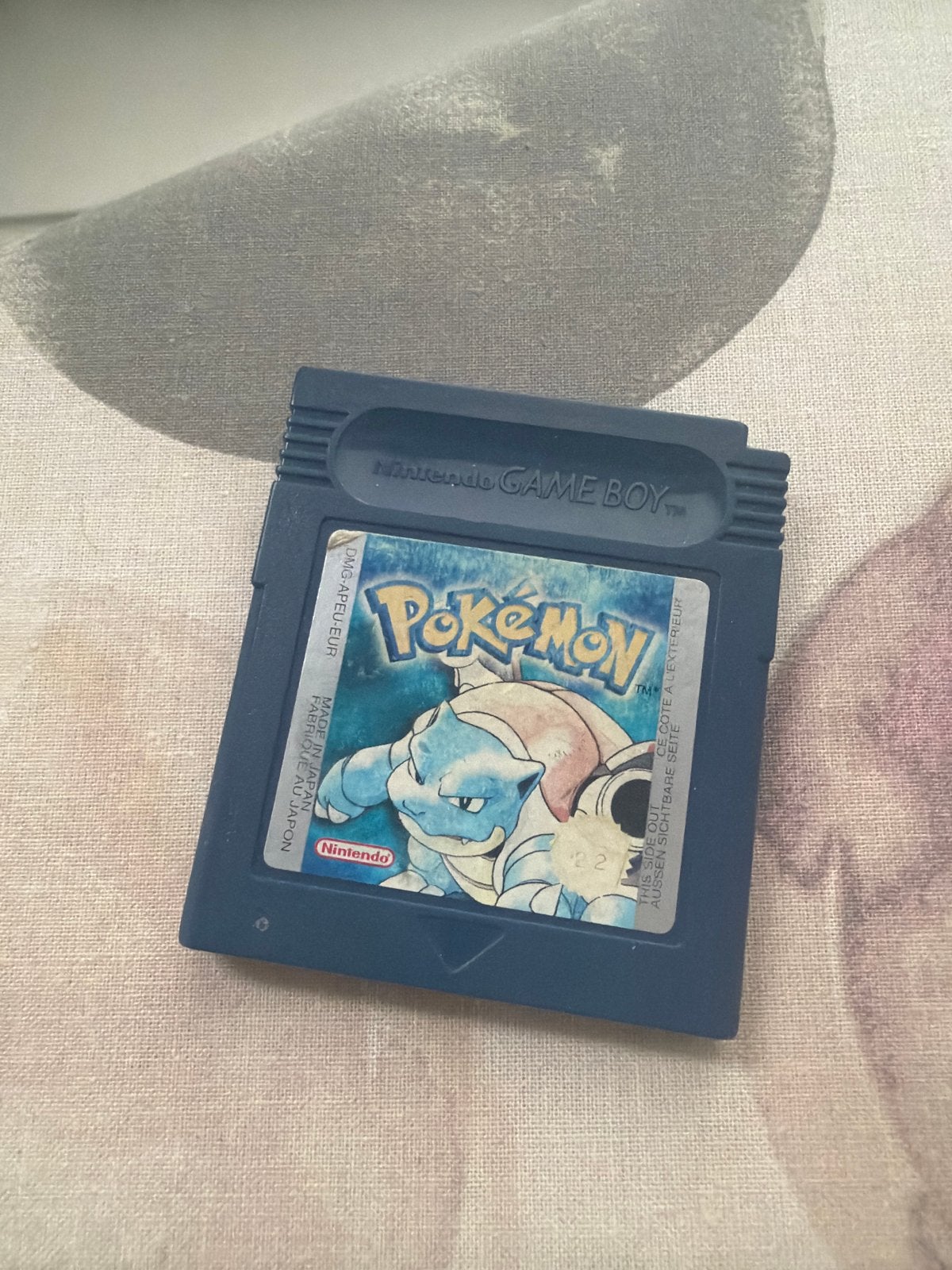 Pokémon Blauw / Blue - Originele Gameboy Game, Gebruikt, 1 speler, Ophalen of Verzenden, Role Playing Game (Rpg)