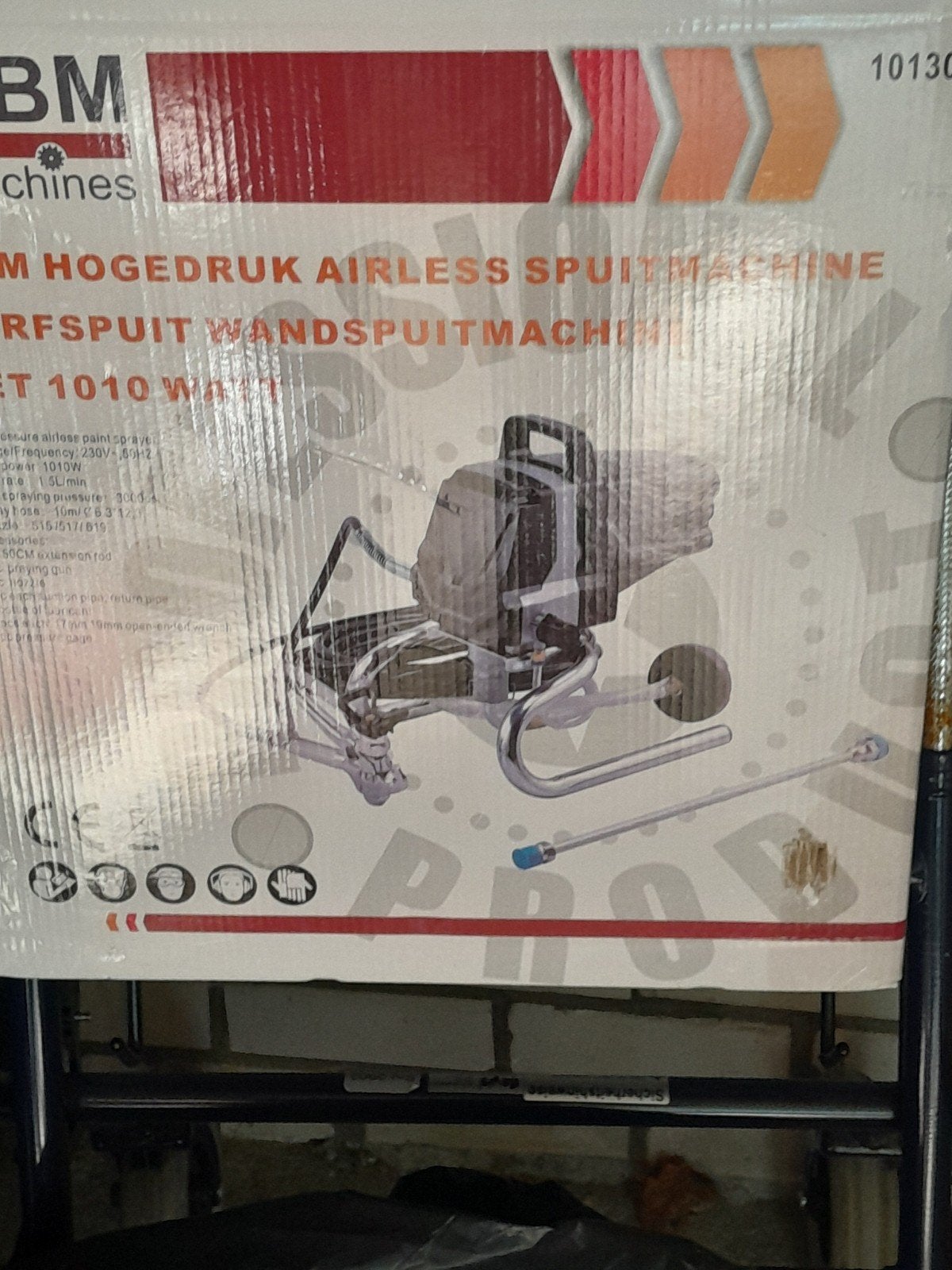 spuitmachine slechts 1 maal gebruikt. Uiterste prijs 110 eur, Ophalen of Verzenden