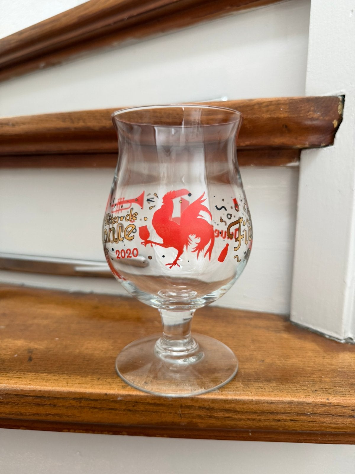 Duvel bierglas Fêtes de Wallonie 2020, Ophalen of Verzenden, Zo goed als nieuw, Glas of Glazen, Duvel