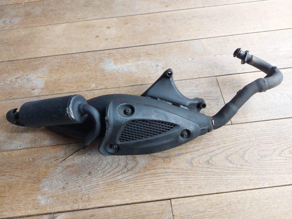 Piaggion/Gilera Runner terugloopuitlaat origineel 2t, Ophalen of Verzenden, Gebruikt, Uitlaat, Overige merken