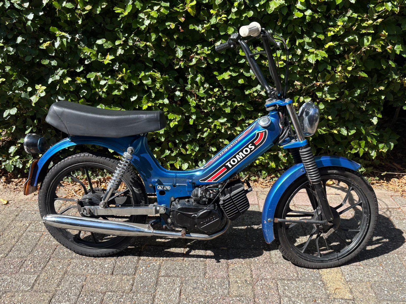 Tomos 50cc 2005 – Custom Blauw, Fietsen en Brommers, Brommers | Tomos, Ophalen, Gebruikt, Overige modellen, 49 cc