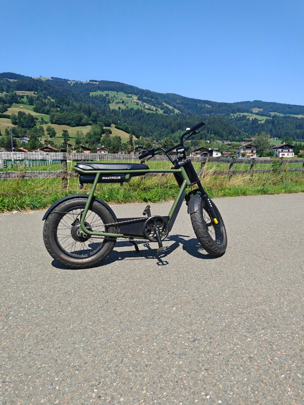 Phatfour FLX groen, 500wh Accu met GPS tracker, Verzekerbaar, 59 cm of meer, Ophalen, Overige merken