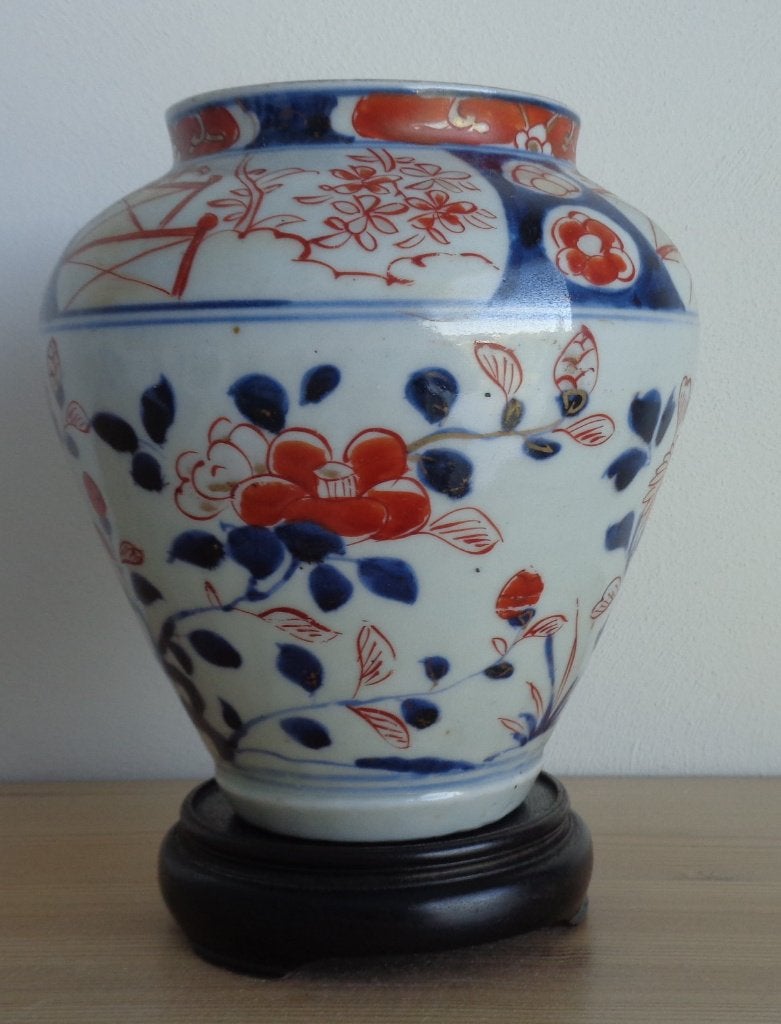 Antieke Japanse Imari porseleinen vaas incl. verzendkosten, Ophalen of Verzenden