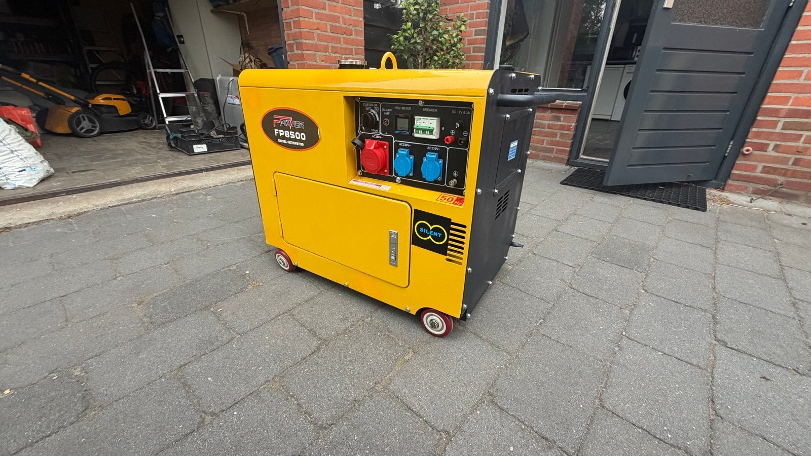 F-Power FP8500 Diesel Generator - Stille Stroomgenerator, Ophalen